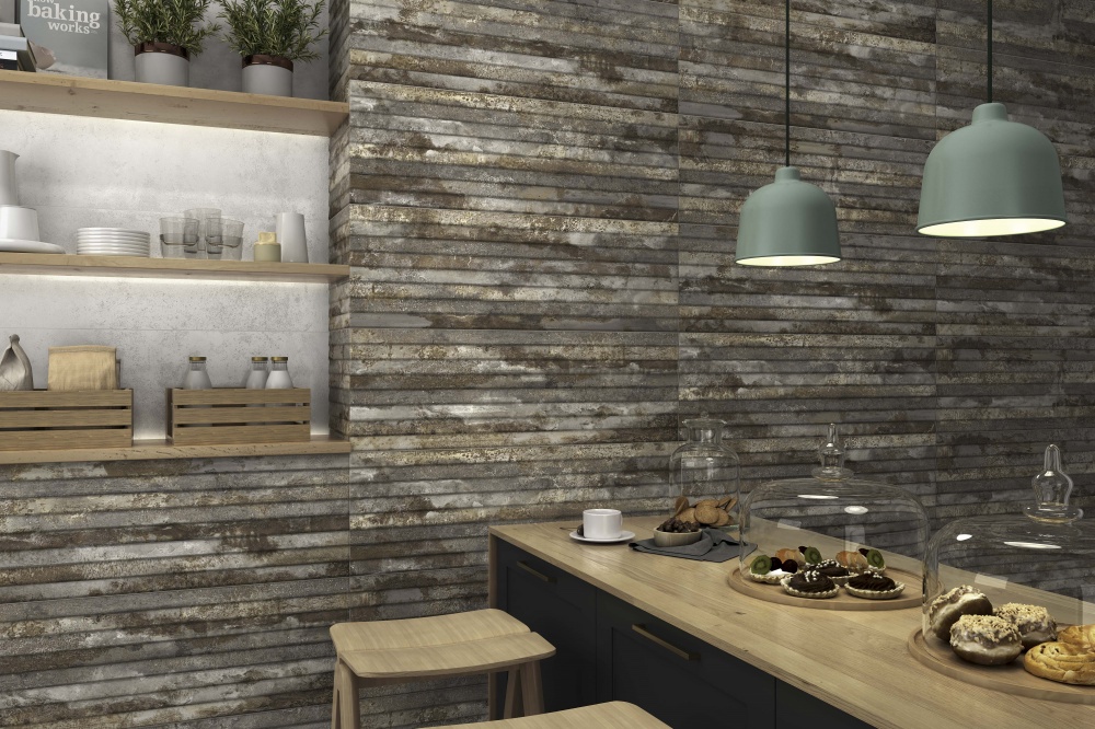 Плитка Emigres Tanger dec oxido 30x90 rek