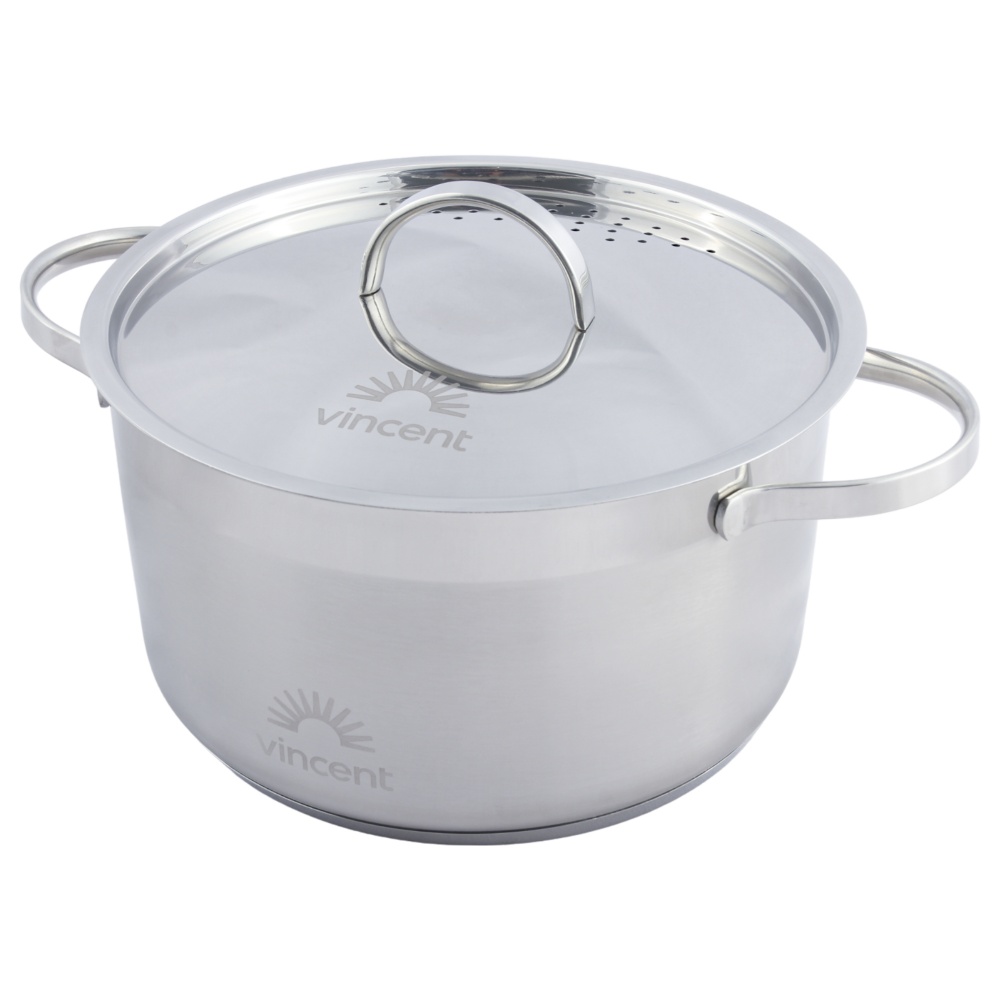 Кастрюля с крышкой Vincent 22 см 4,3 л VC-3185-22