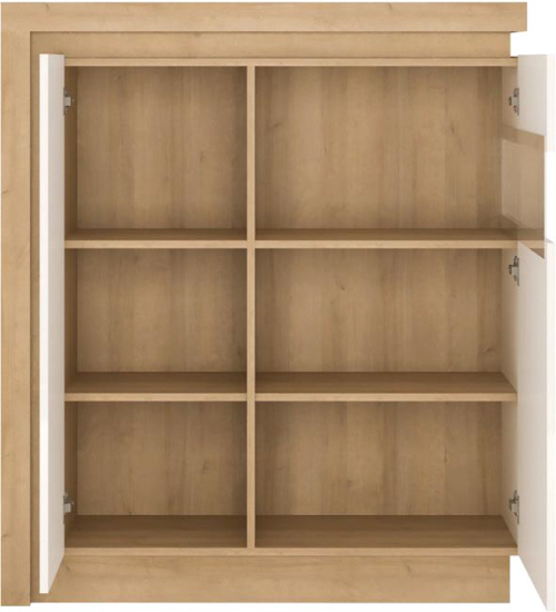 Витрина Meble Wojcik LYON LYOV04 P 2D дуб ривьера 