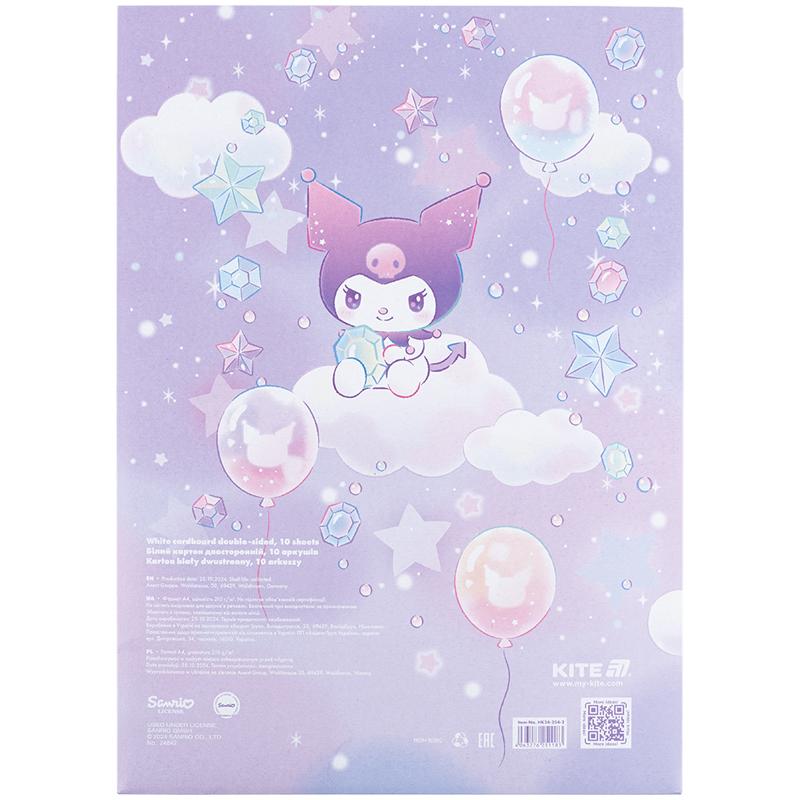 Картон A4 10 лист. белый HK-2 KITE