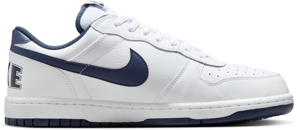 Кроссовки мужские демисезонные Nike BIG NIKE LOW 355152-140 р.41 белые