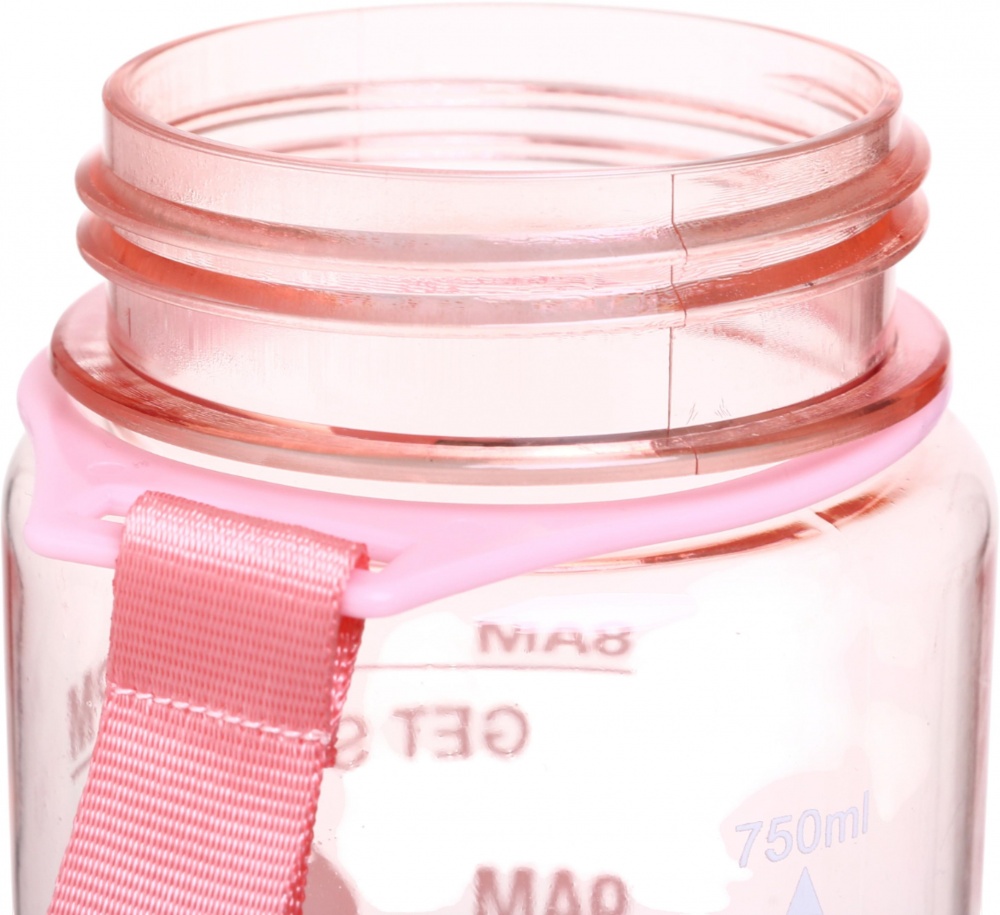 Пляшка для води Maxmark Motivation 750 мл рожева