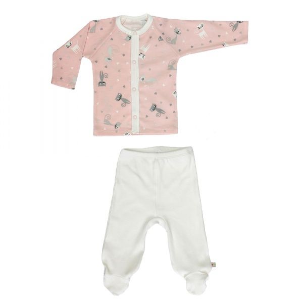 Комплект Lucky tots штанці та кофта молочний р.62 1617 