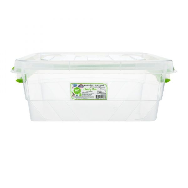 Контейнер с кришкой Ал-Пластик «Handy Box» 5,7 л 125x225x318 мм