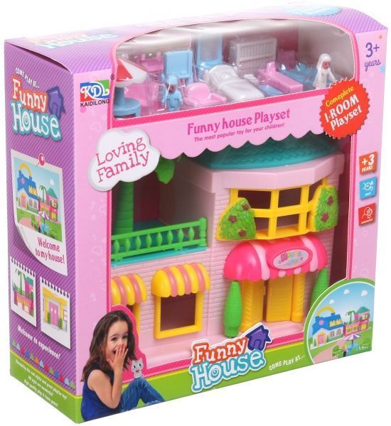 Будиночок для ляльок Будиночок з меблями KDL39-65-66