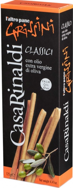 Грісіні Casa Rinaldi з оливковою олією 125 г