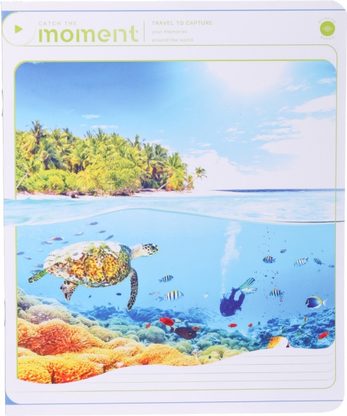 Тетрадь школьная 24 листа в линию УФ-лак в ассортименте