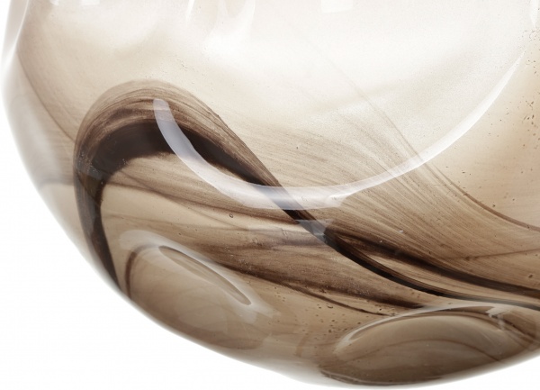 Ваза Antonio Tammaro Crash 33 см Серо-коричневая 