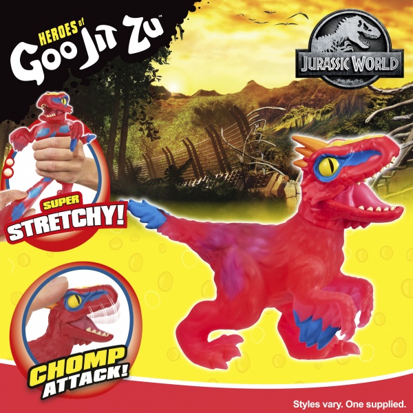 Игрушка-тянучка GooJitZu Юрский период Пирораптор (GOJ41305) 