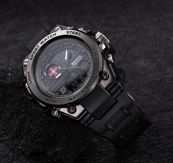 Часы тактические Tattoo ( с гербом ЗСУ) BESTA black (NULL)