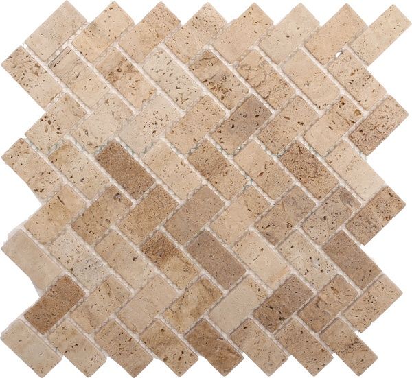 Плитка KrimArt мозаїка Travertin Classic МКР-5С 30,3x32,3 