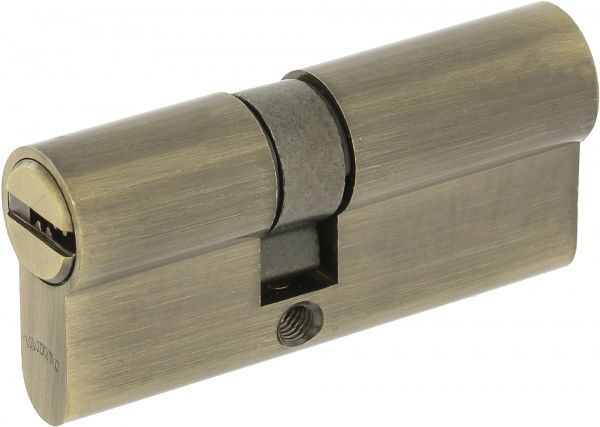 Циліндр Bruno 30x40 ключ-ключ 68 мм антична латунь