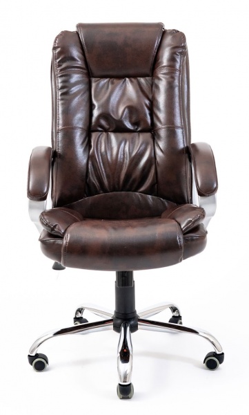 Крісло Richman Каліфорнія Ю Хром М-1 Титан Дк. Браун коричневий 