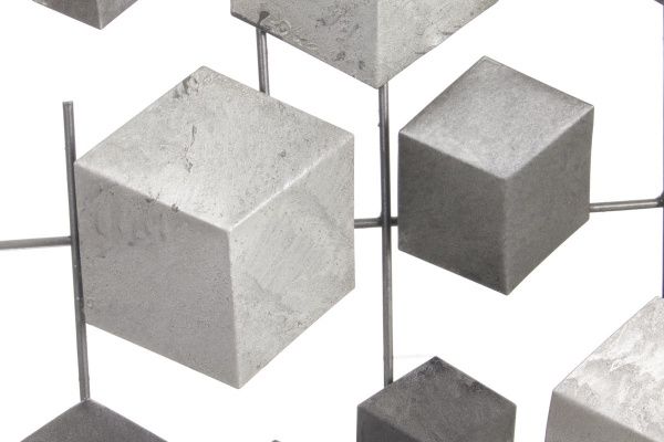 Декор настенный Foursquare 53,5x94,5 см серый 