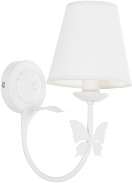 Бра LUMINEX Motylek white 1x60 Вт E14 белый 5592 