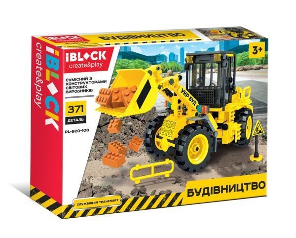 Конструктор строительный Iblock Строительство 371 деталь PL-920-108