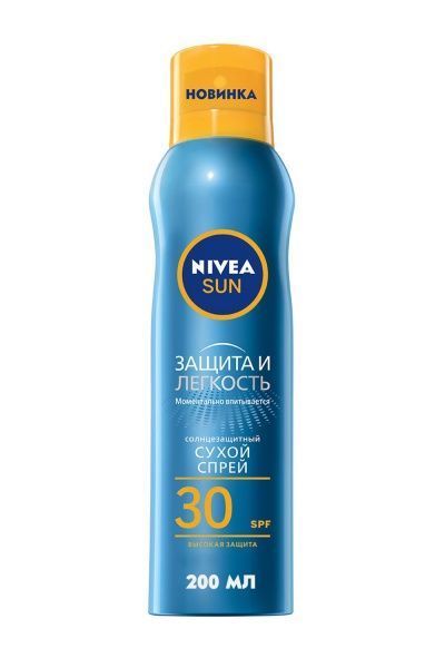 Спрей сонцезахисний Nivea Захист і легкість SPF 30 200 мл