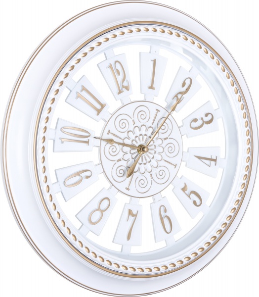Часы настенные Ticker белый 57,5x43,5 см