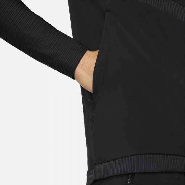 Джемпер Nike M NK DF RUN DVN ELEMENT FZ DD4929-010 р. L черный