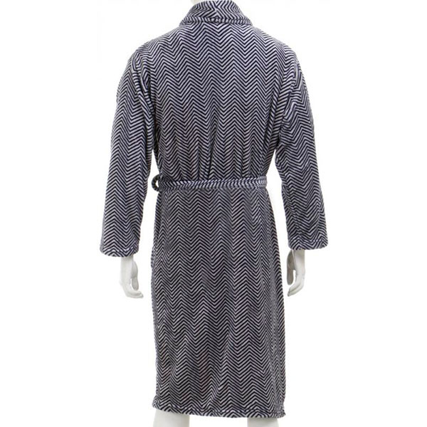 Халат мужской La Nuit Геометрия S серый