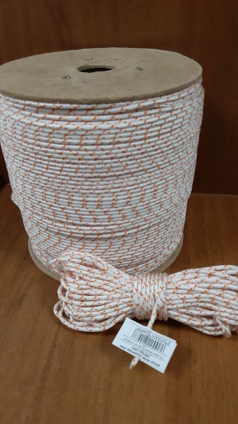 Шнур капроновий плетений Стартер для електроінструменту 3 мм 10 м білий 0,5 кг