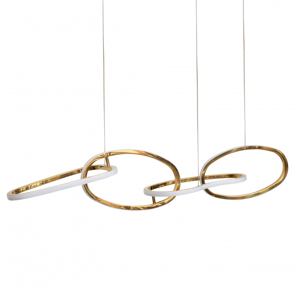 Люстра светодиодная Berger 4x56 Вт LED-модуль золотой 7017-PL-56 Gold