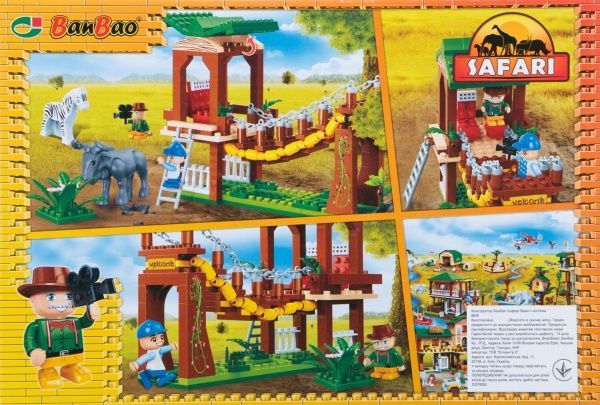 Конструктор BanBao Сафари Башня с мостиком