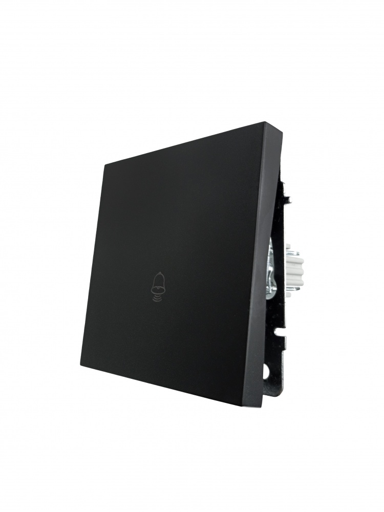 Кнопка дзвінка одноклавішний HausMark Juna чорний 7041-4288-103QC