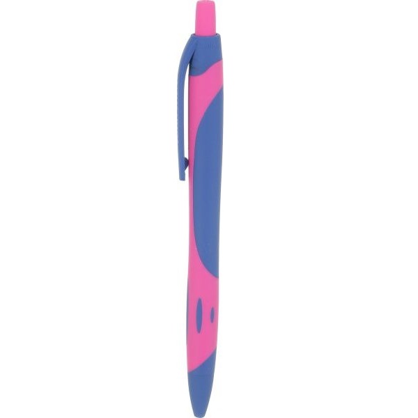 Ручка кулькова Nota Bene Original 0,7 мм рожево-блакитний корпус 