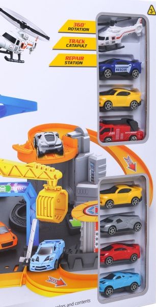 Ігровий набір Peng Rong гараж-трек 7 машинок P884-A