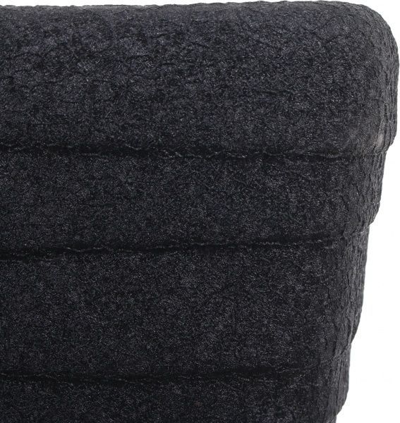 Горшок Ориана-Запорожкерамика Квадрат №3 Волна крошка квадратный 4,5 л черный 