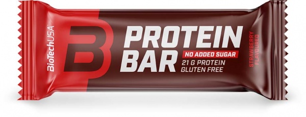 Батончик BioTech Protein Bar Клубника 70 г