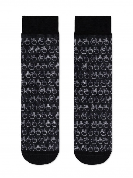 Шкарпетки чоловічі DiWaRi HAPPY 20С-202СП р.27 чорний