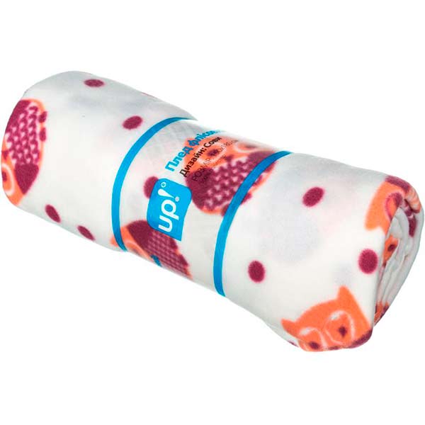 Плед флисовый Underprice Совы 150x180 см