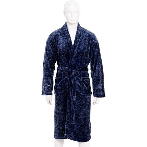 Халат чоловічий La Nuit Меланж синій L