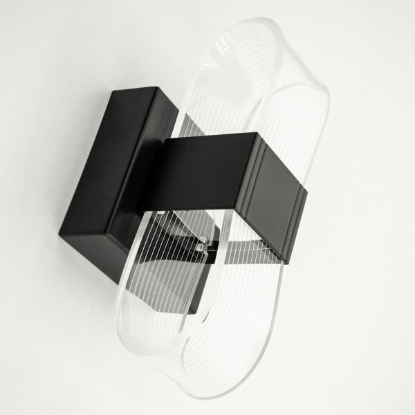 Бра Luminaria 1x12 Вт черный LUMIERA SQUARE 12W S BLACK 