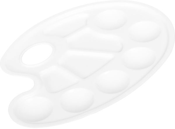 Палітра пластикова овальна Nota Bene