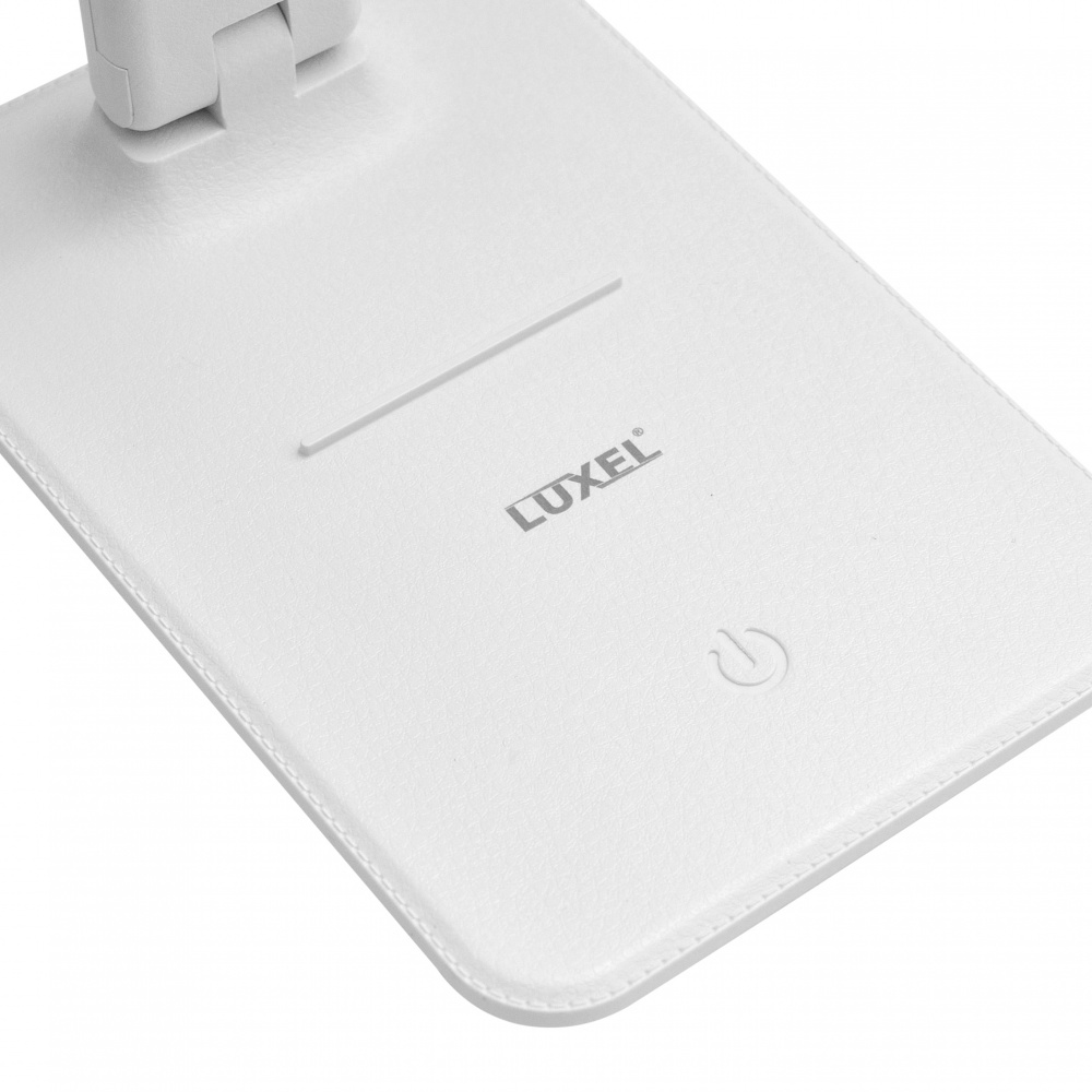 Настольная лампа аккумуляторная Luxel 6W 1200mAh USB белый TL-15W new
