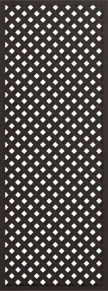 Решітка горіх темний 833x309 під фасад рамковий 920x396