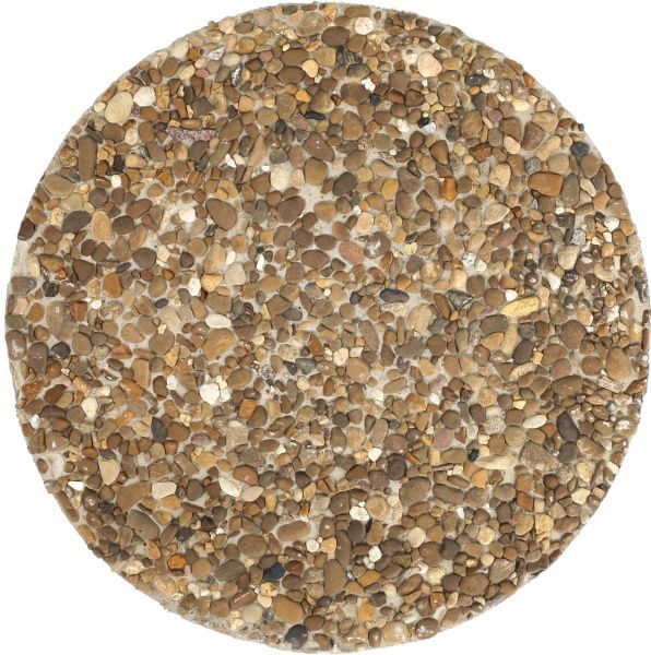 Тротуарна плитка АртБетон Коло декорована галькою 500x50 мм