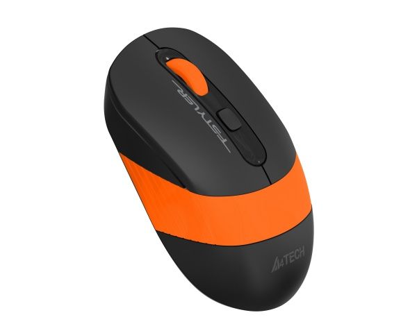 Мышка A4Tech бесшумная Fstyler FG10S (Orange) orange 