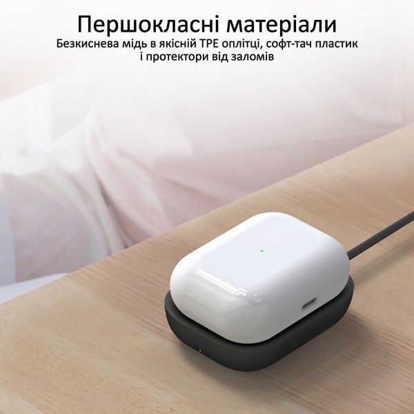 Беспроводное зарядное устройство Promate AuraPod-1 5W для AirPods Black