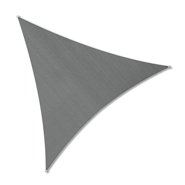 Тент-парус HDPE трикутник 5х5x7 м сірий 