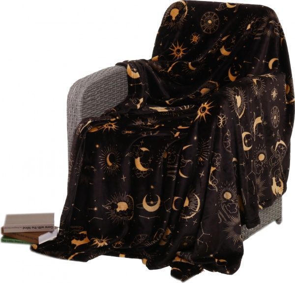 Плед Frannel Moon 160x200 см коричневый La Nuit 