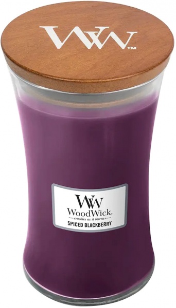 Свічка ароматична Woodwick Large Spiced Blackberry 609 г 