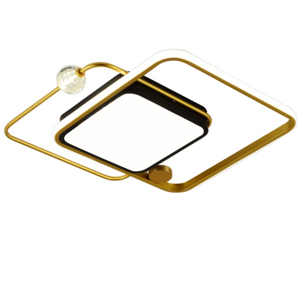 Светильник светодиодный Victoria Lighting с пультом д/у 96 Вт черный/золото Logan/PL500 