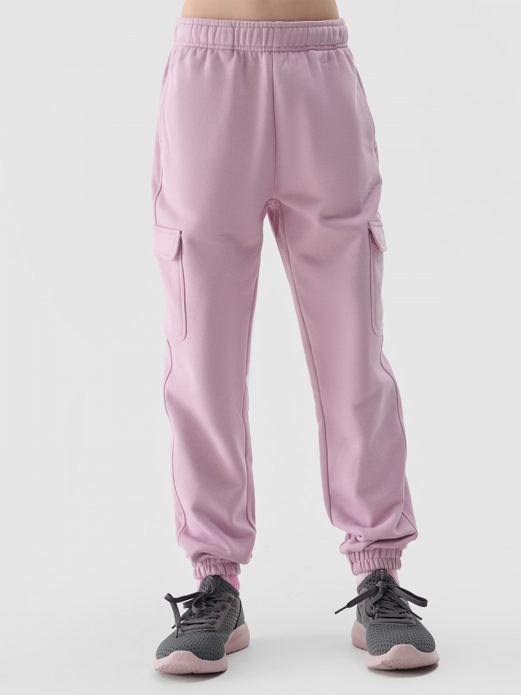 Штани 4F TROUSERS CAS F1135 4FJWSS25TTROF1135-52S р. 158 рожевий