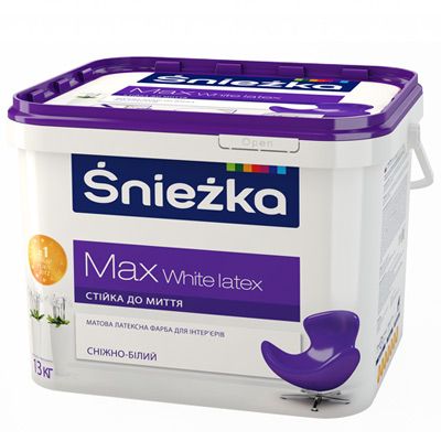 Фарба Sniezka Max White Latex 1.4 кг