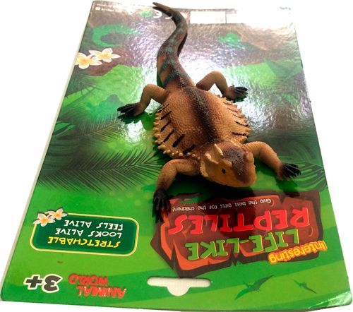 Игрушка-растяжка Qunxing игуана желтая W6328-380 