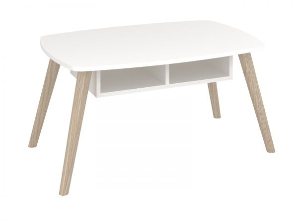 Стіл журнальний Ретро 900х470х600 білий 900x600x470мм Пєхотін 